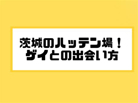 茨城（水戸中心）のハッテン場58選！ゲイとの出会い人気スポッ。